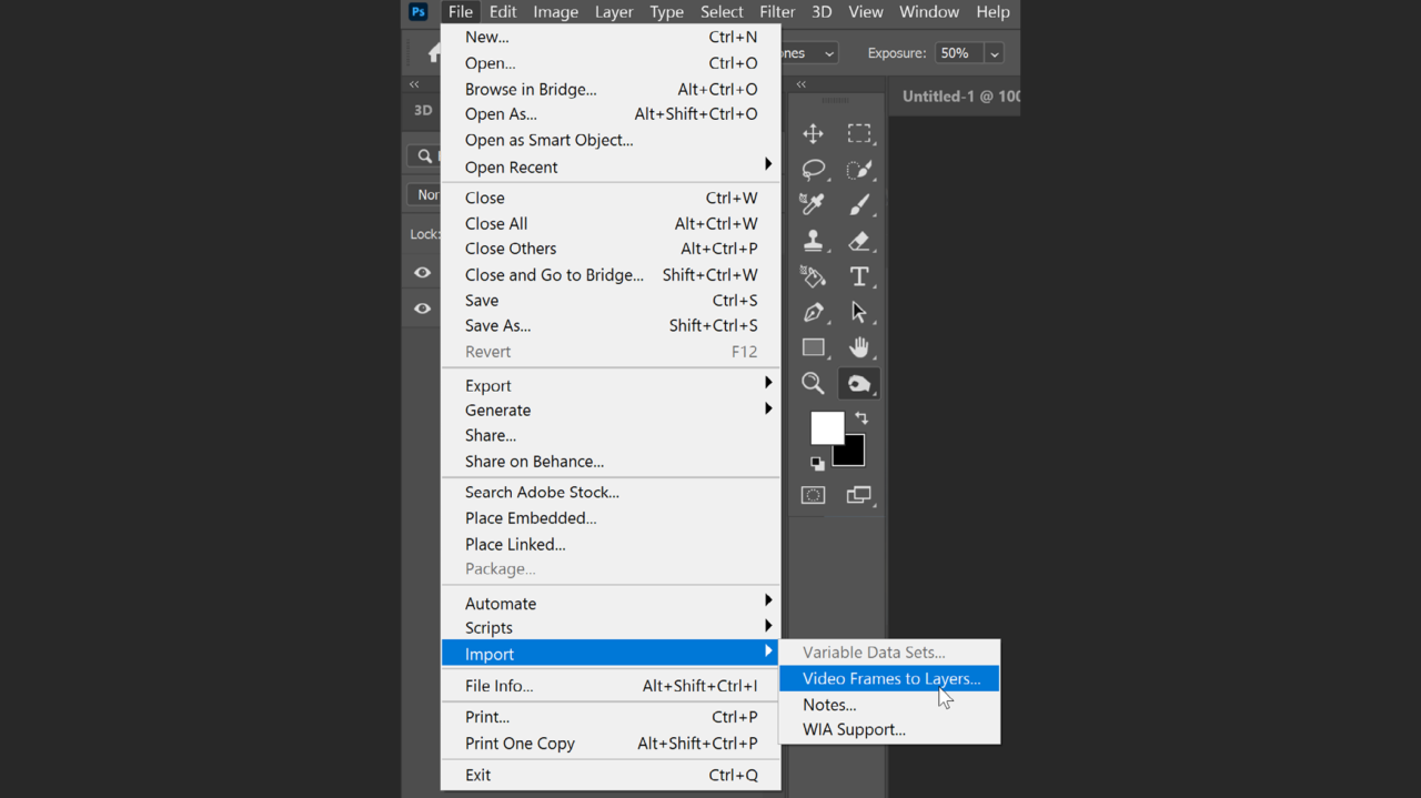 Import Frames to Layers