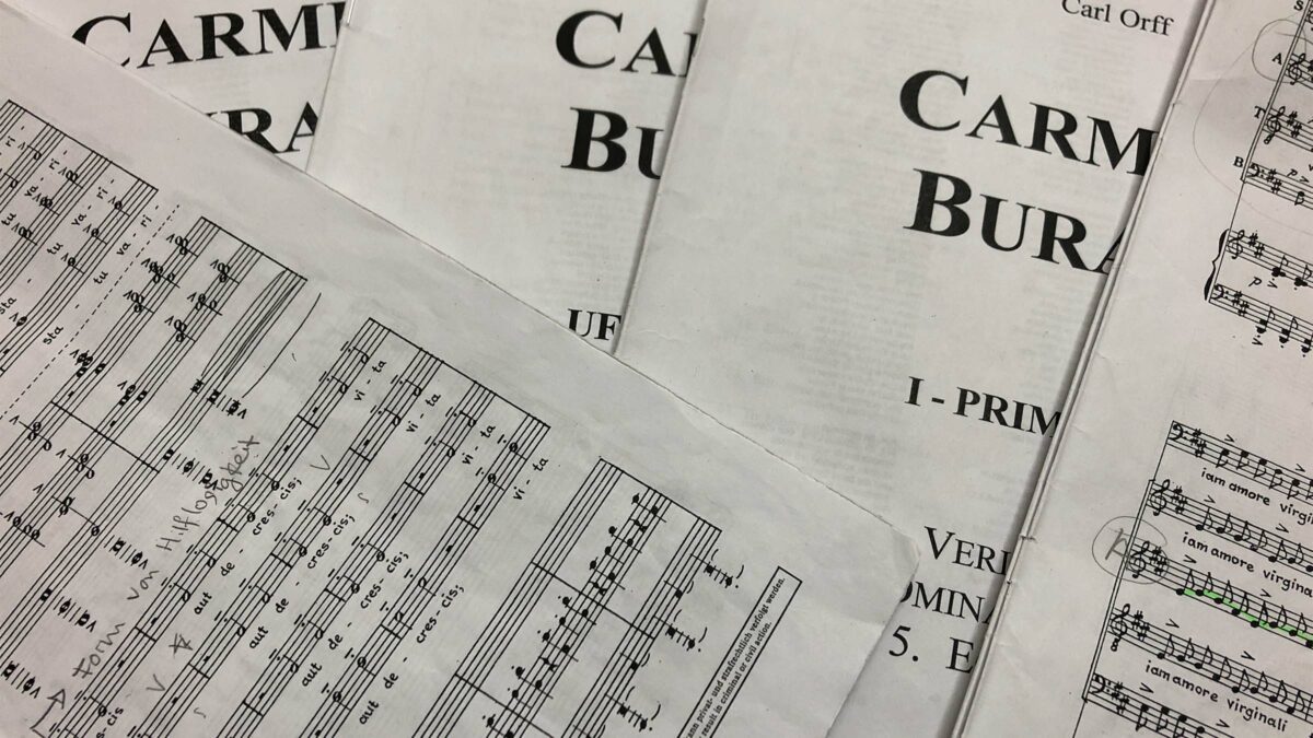 Noten Carmina Burana