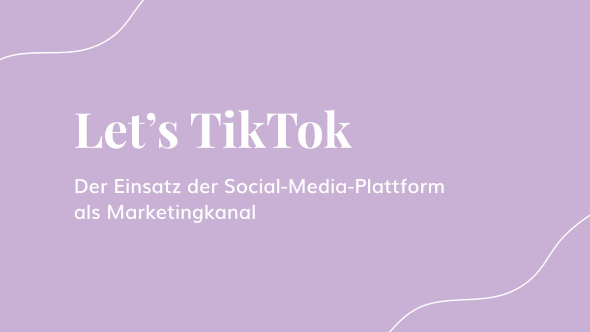 Let's TikTok - Der Einsatz der Social-Media-Plattform als Marketingkanal
