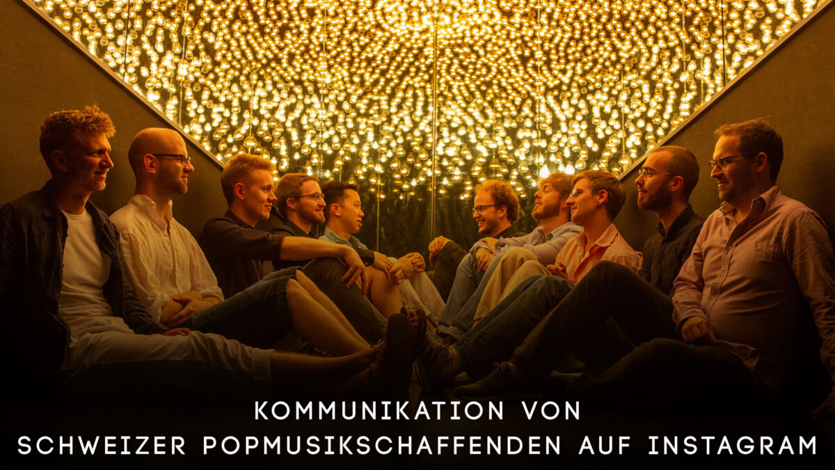 Kommunikation von Schweizer Popmusikschaffenden auf Instagram