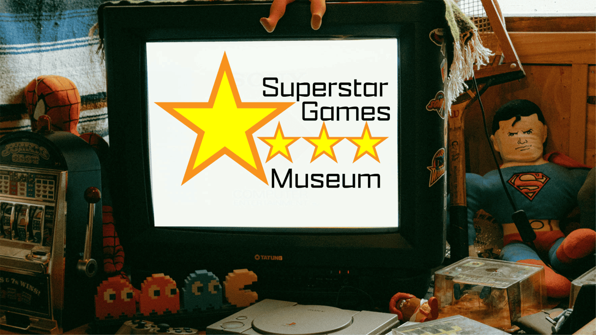 Superstar Games - Museum logo mit Titelbild