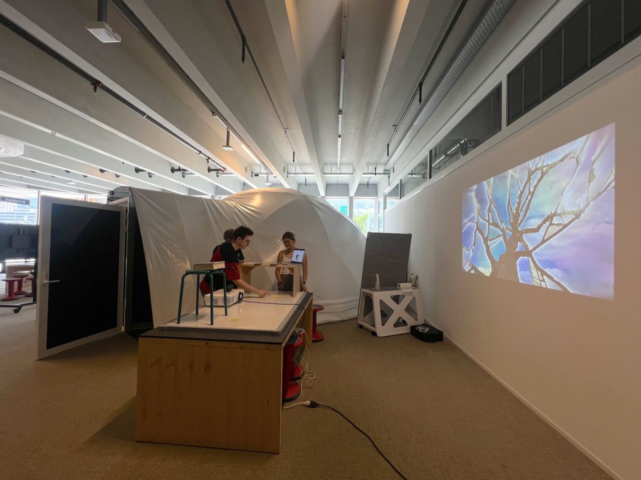 Live-Demo der Installation