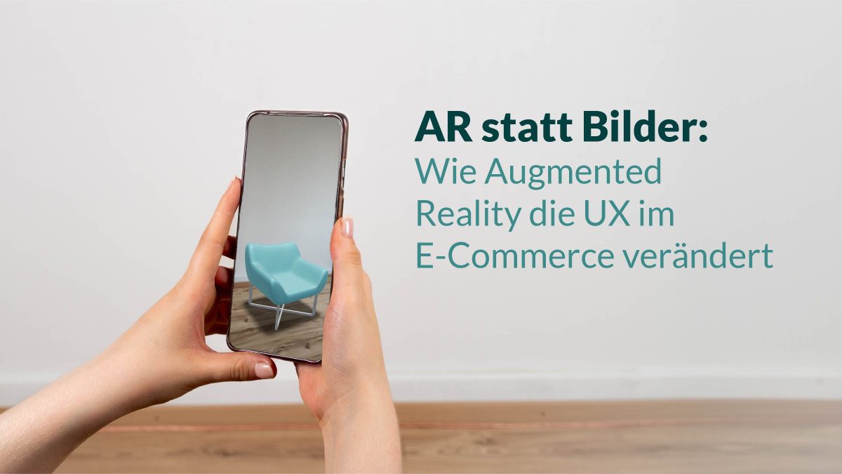 Mobiltelefon mit AR Visualisierung auf dem Bildschirm