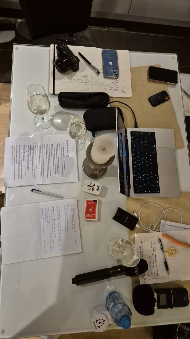 Auswertung des Videomaterials zur späten Stunde