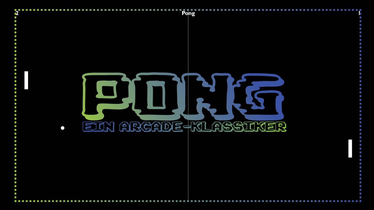 Pong-Game Ein Arcade-Klassiker