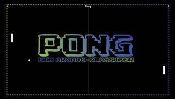 Pong-Game Ein Arcade-Klassiker