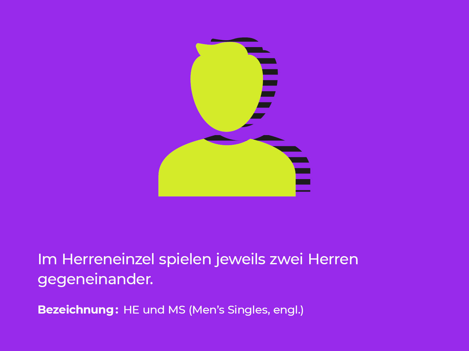 Informationen zur Disziplin Herreneinzel