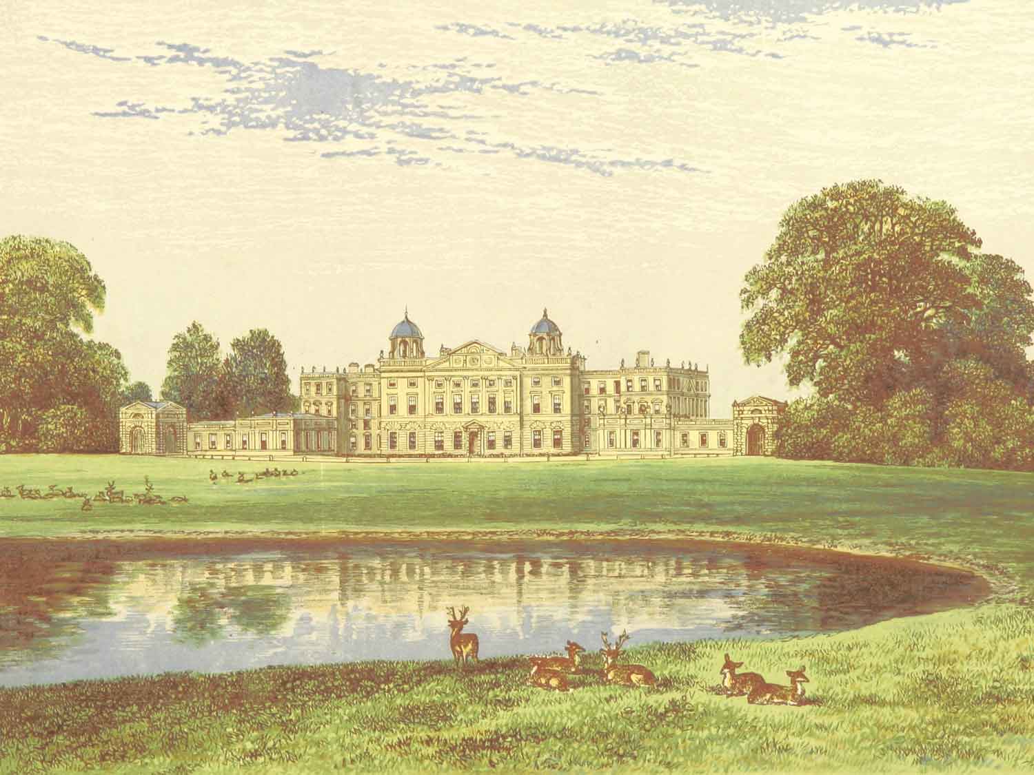 Anwesen «Badminton House» in Gloucestershire, England