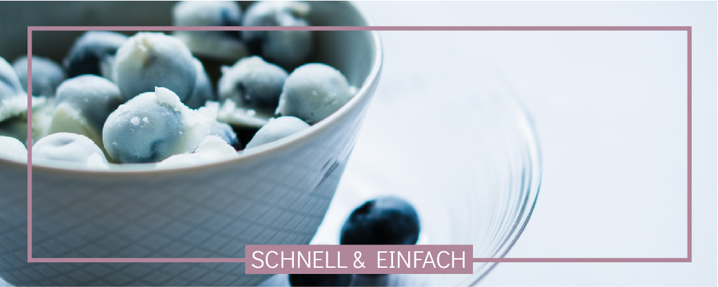 Frozen-Yogurt-Blaubeer-Häppchen