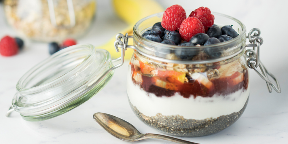 Bilderheader Süsse Joghurt im Glas