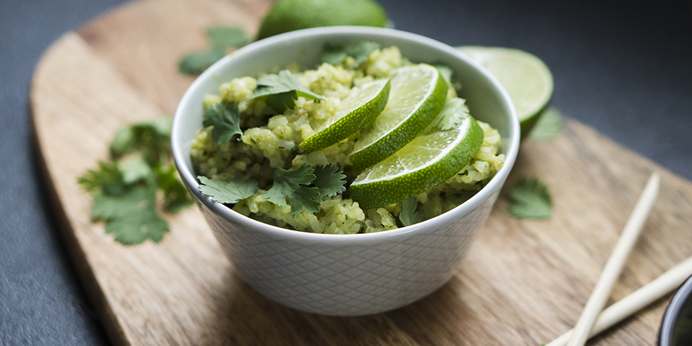 Avocado-Limetten-Reis