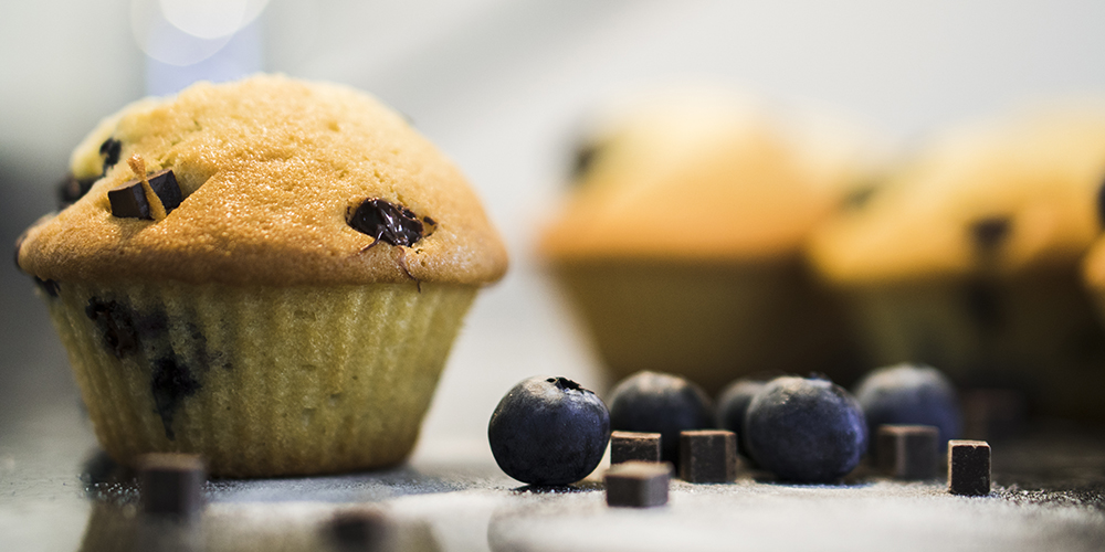 Chocolate Chips Blueberry Muffins