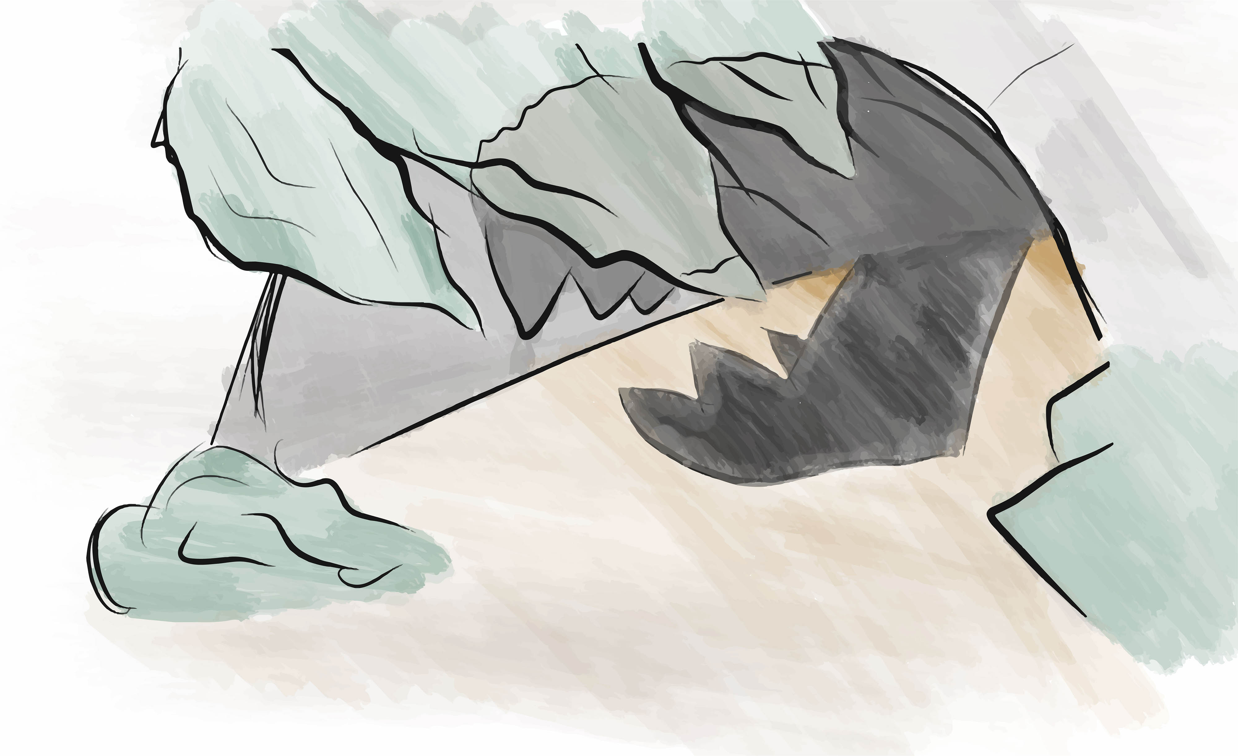 Schatten Höhle