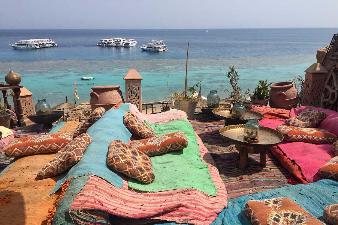 Farsha Blick aufs Meer
