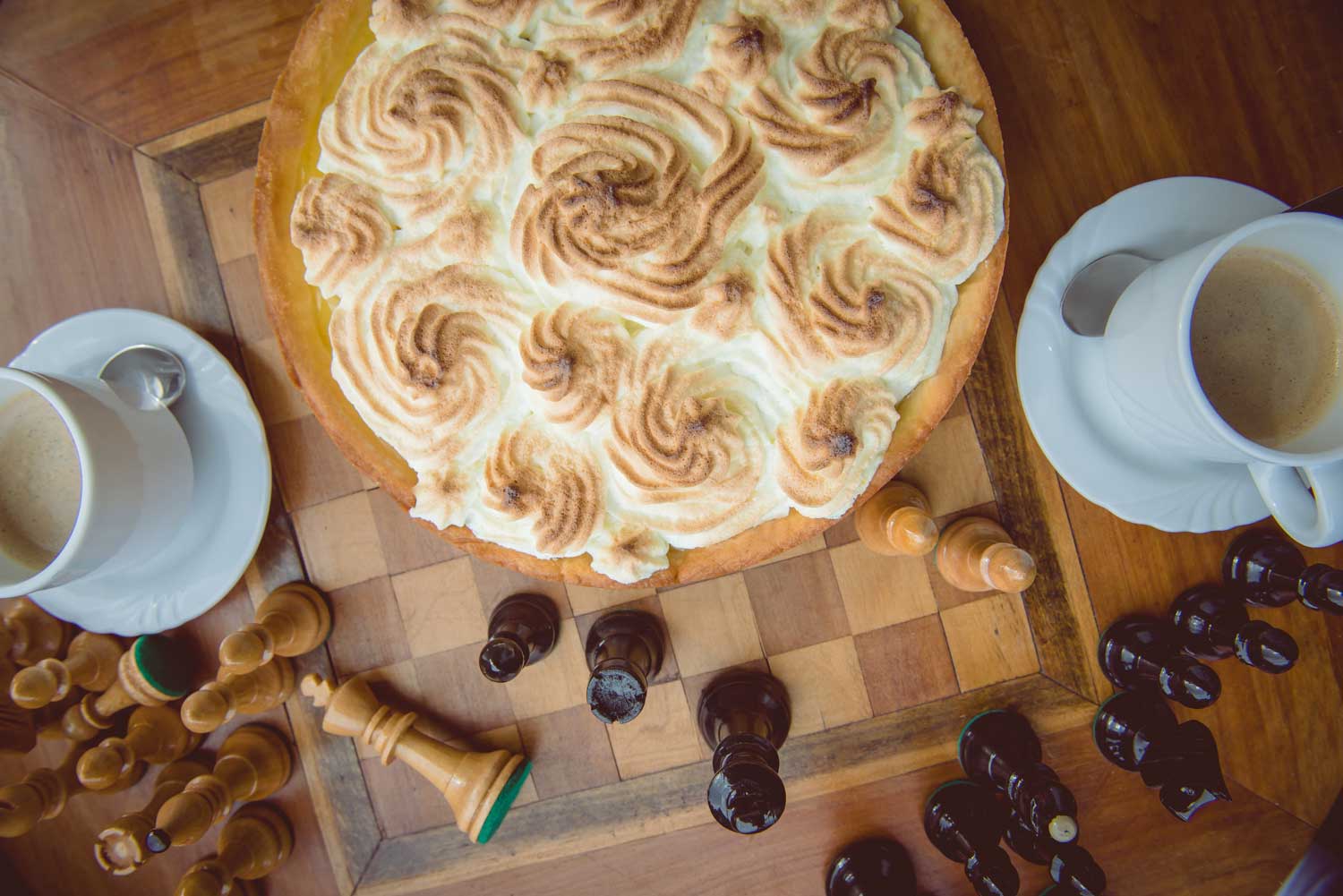 Tarte au citron mit Meringue italienne