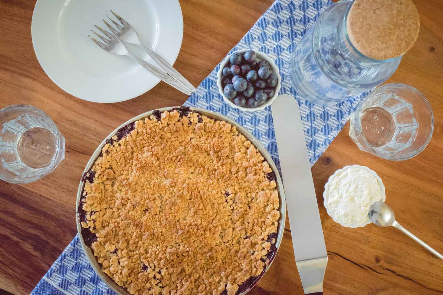 Schwedischer Blaubeer Kuchen